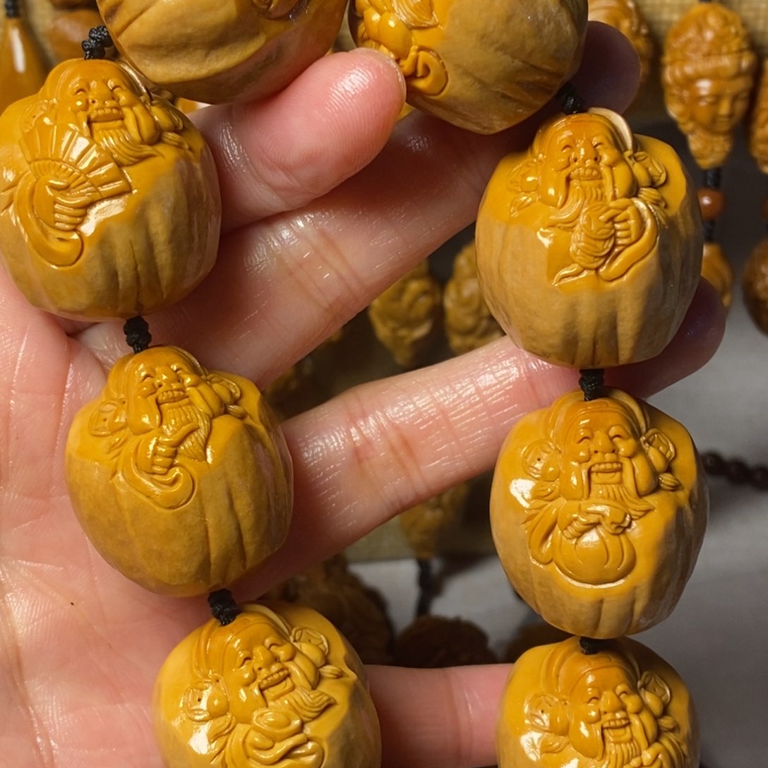 橄榄核手串/手链果***猫包衣财神