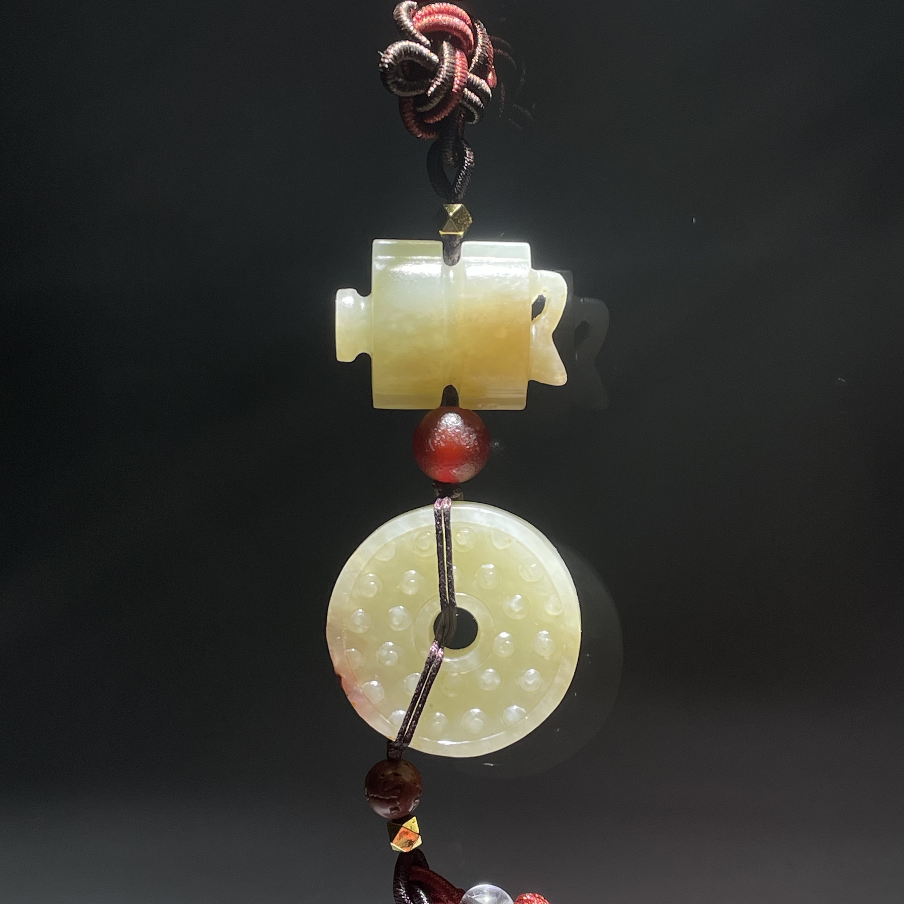 清-司璧合鸣玉坠2504140024