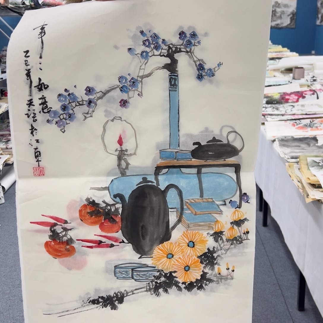 国画国画纯手绘欣赏