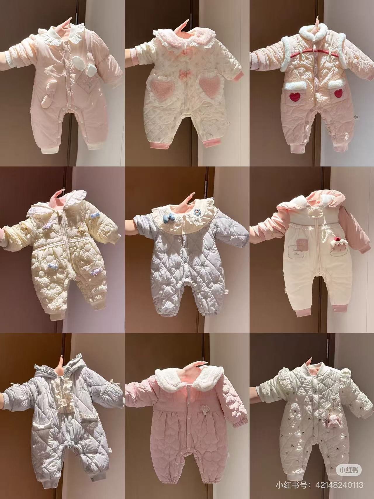 直播间专属扣好链接宝宝爬服连体衣