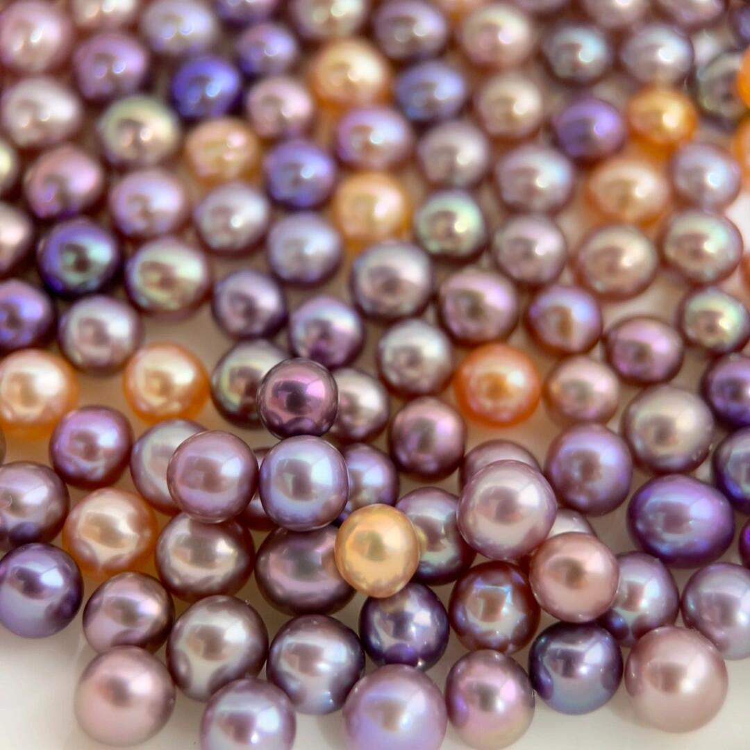 新粉多给一个蚌，爱迪生单珠蚌（活体开蚌不退不换）可DIY定制成品