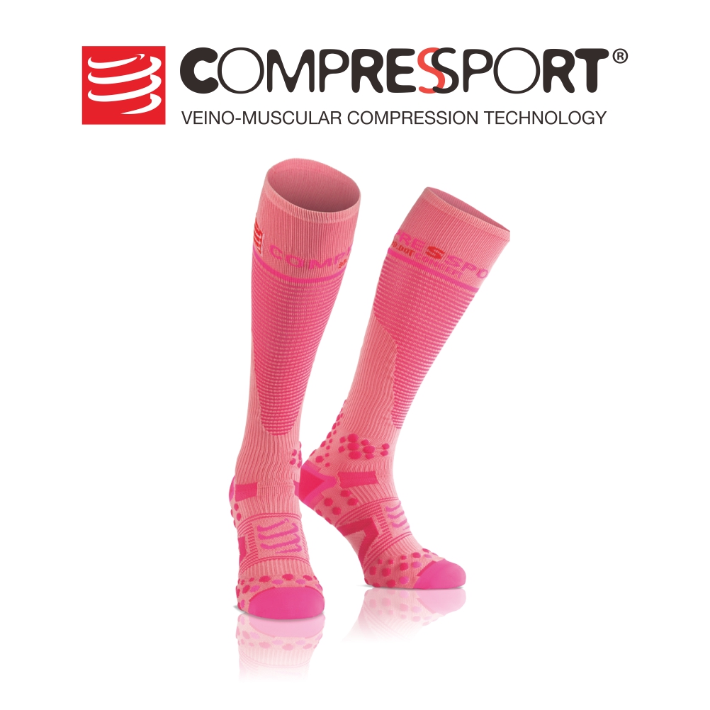 跑步恢复压缩长筒袜高帮袜
