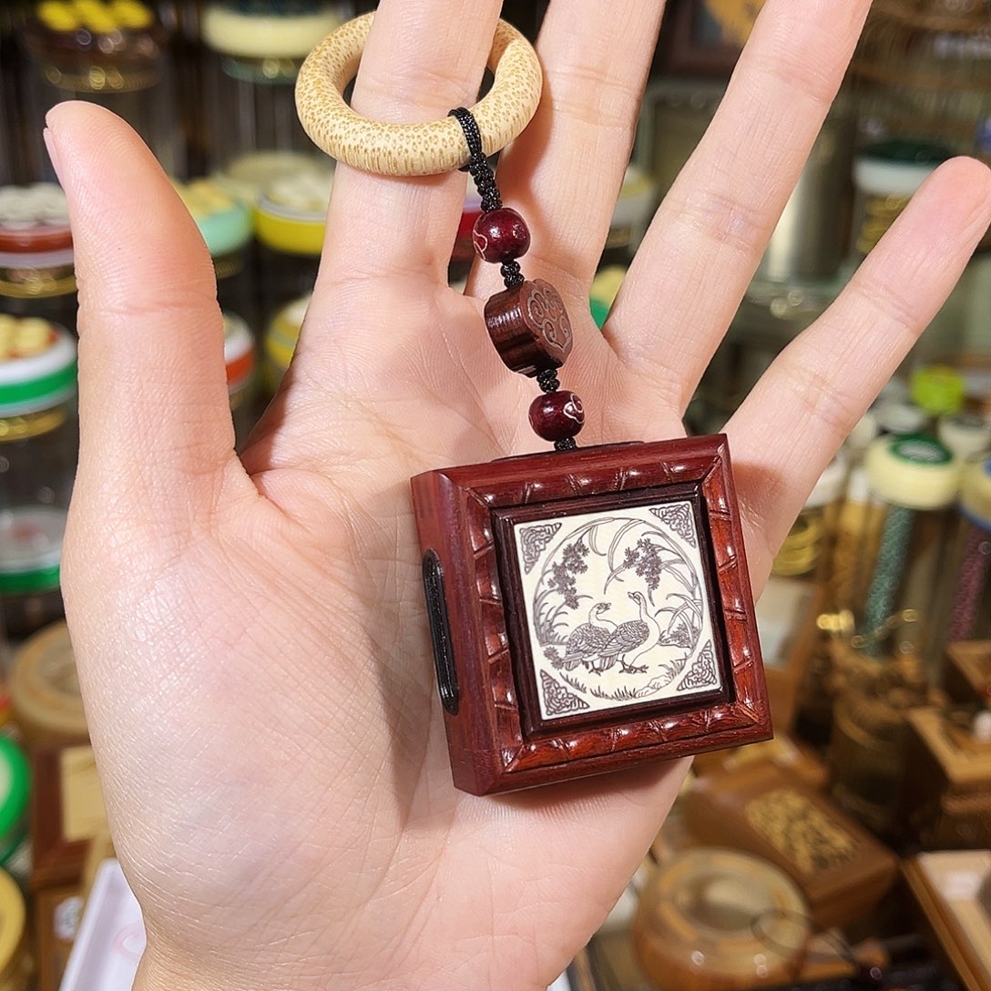 蟋蟀老红木拇指黄蛉盒