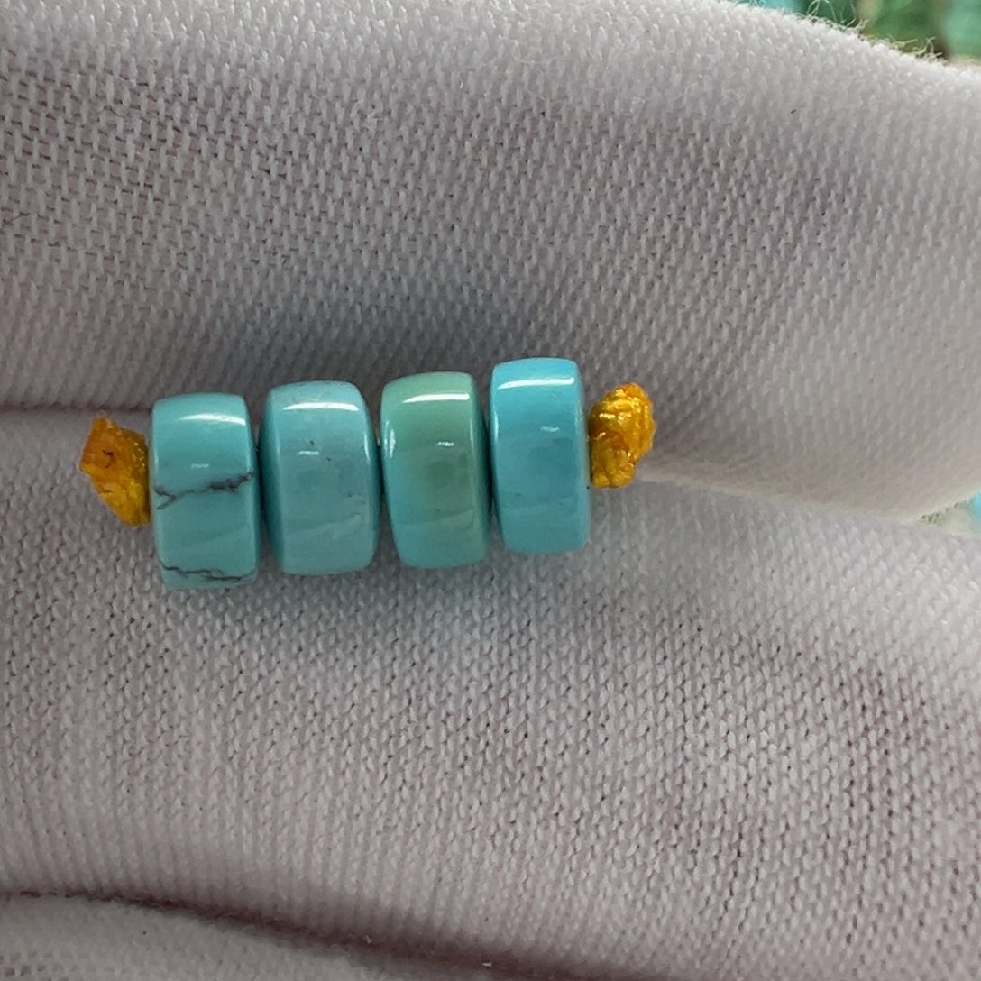 未镶嵌绿松石隔片6mm
