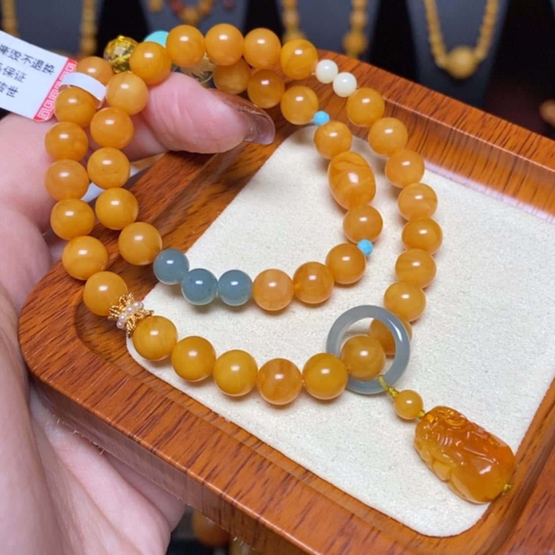 【闪购商品】蜜蜡手链未镶嵌手串