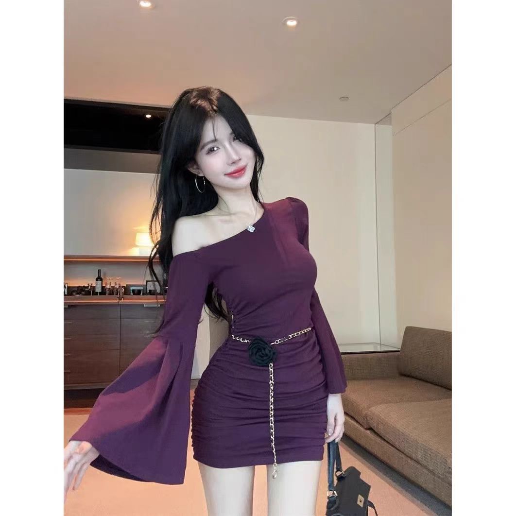 库存尾货、【默认微瑕】（NO退NO换）辣妹连衣裙时尚格纹性感网红百褶