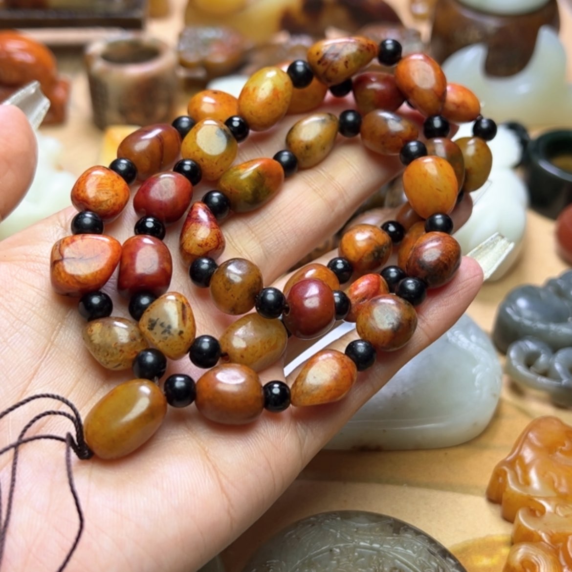 【闪购商品】蛇纹石玉颈饰未镶嵌