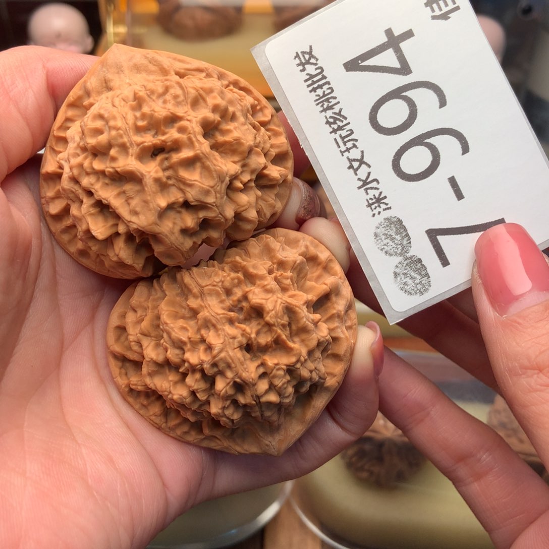 文玩核桃把件49官帽 