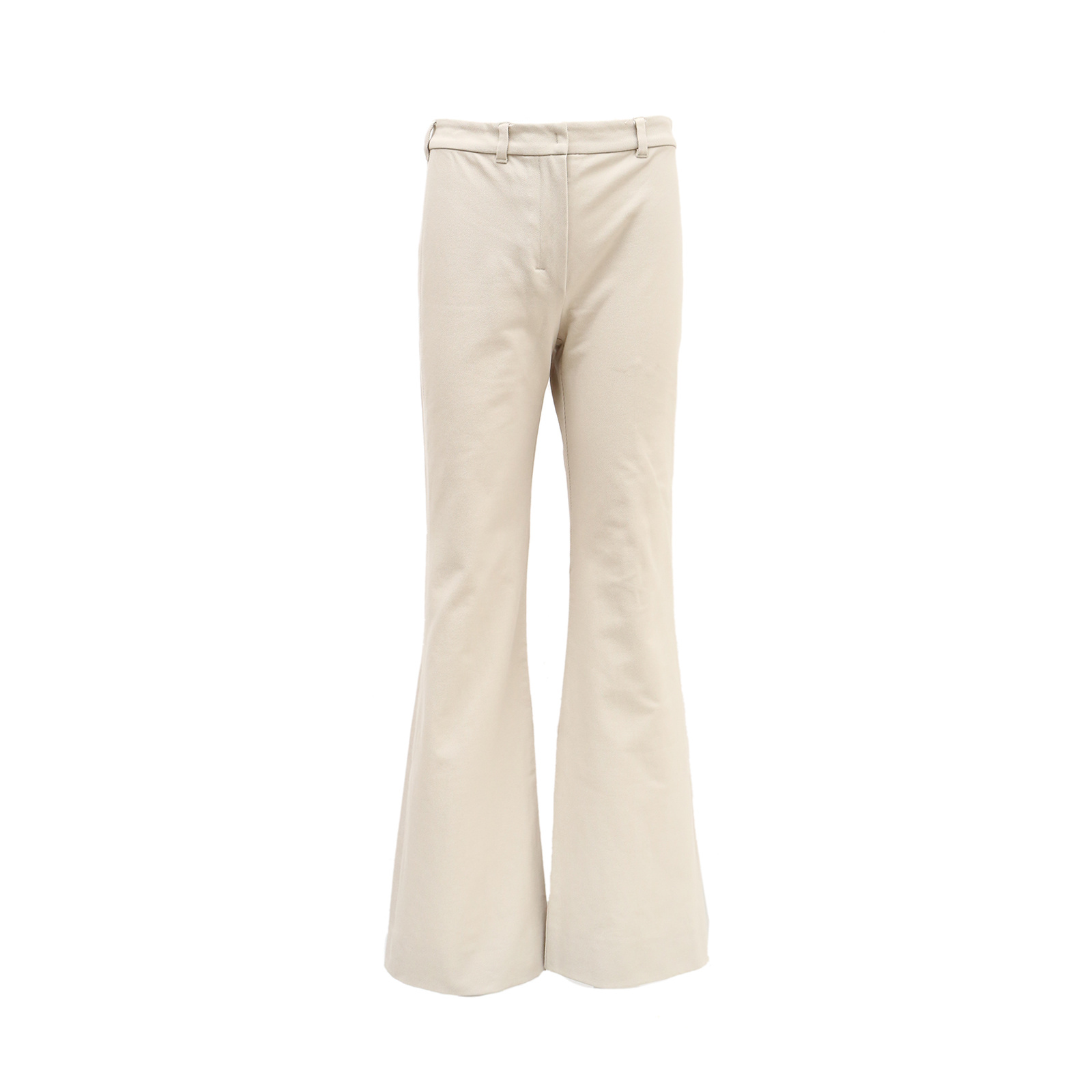 99新 MaxMara 小花Jerry活动裤子 米白色 棉 常规码38