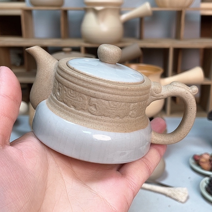 壶老段烧陶瓷茶器！