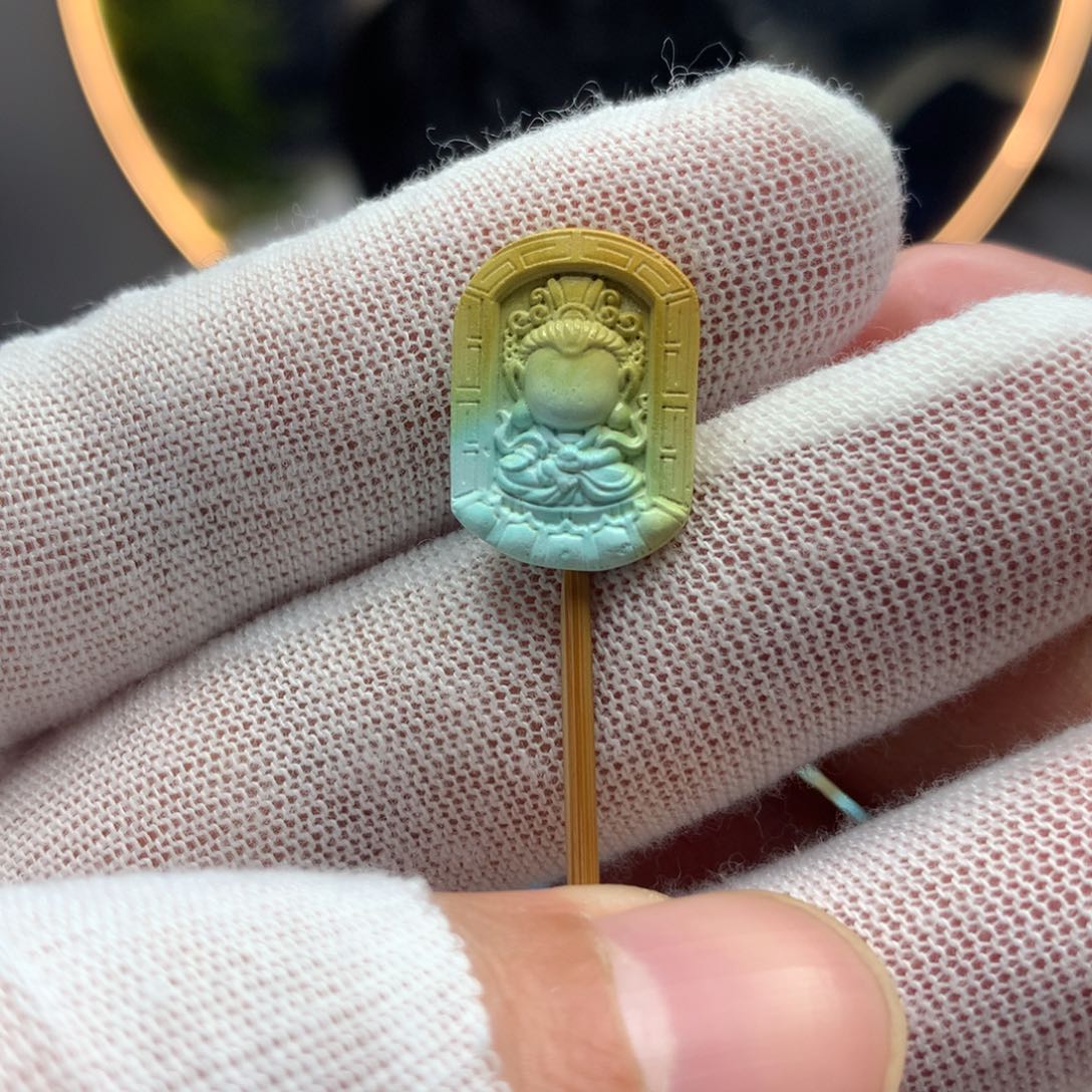 绿松石挂件未镶嵌