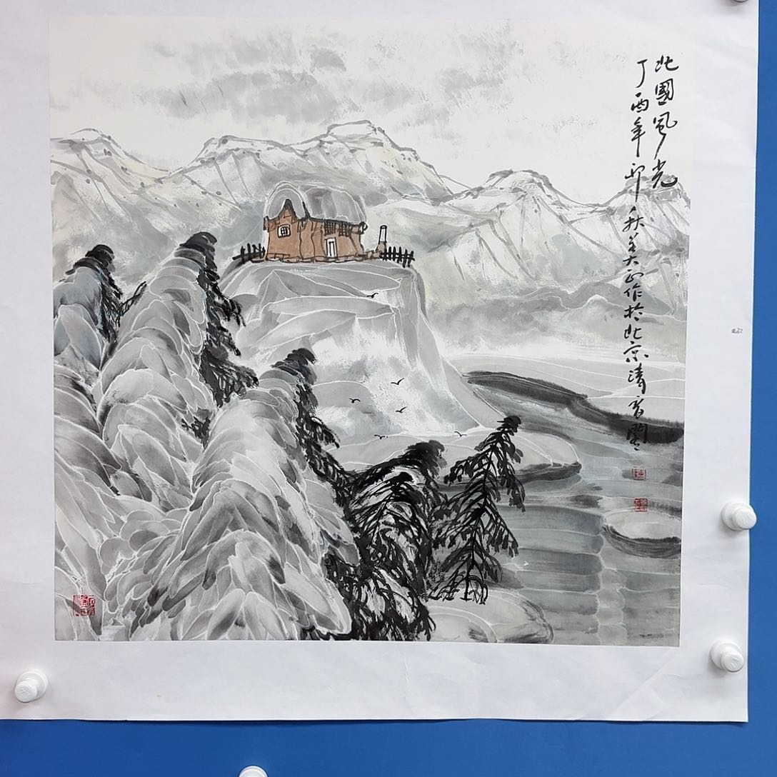 国画多次参加国内外大型