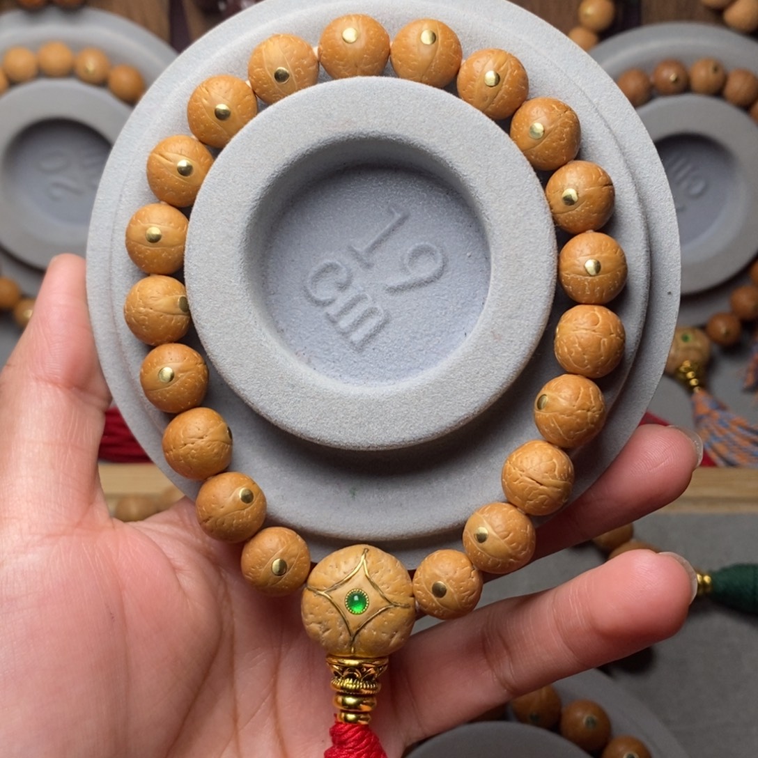 凤眼菩提手串11mm➕铜钉