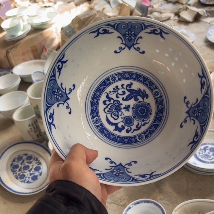 碗陶景德镇高温细白瓷餐具