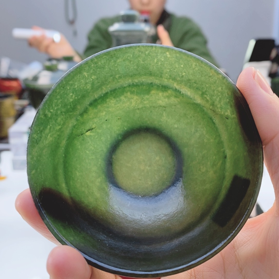 和田玉（青玉）把件未镶嵌微瑕