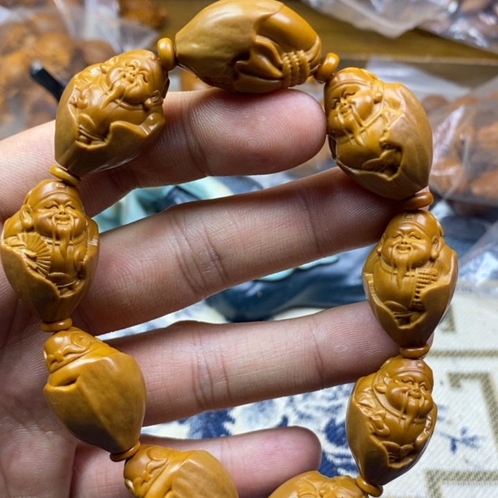 手串/手链橄榄核橄榄核雕工艺手串