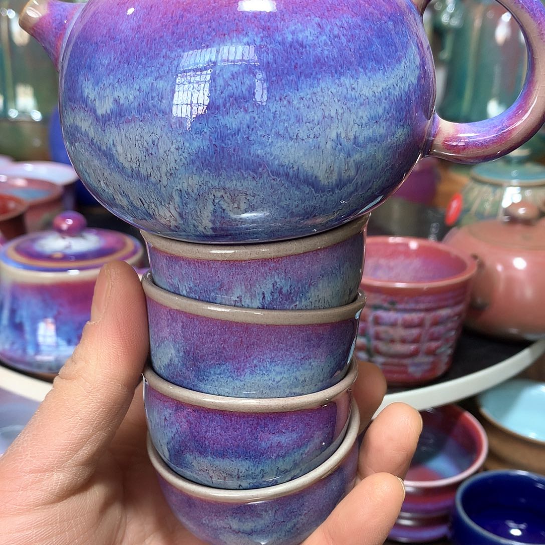杯D****莉山水杯一壶四杯