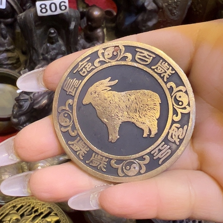 黄铜摆件，文房工艺品摆件