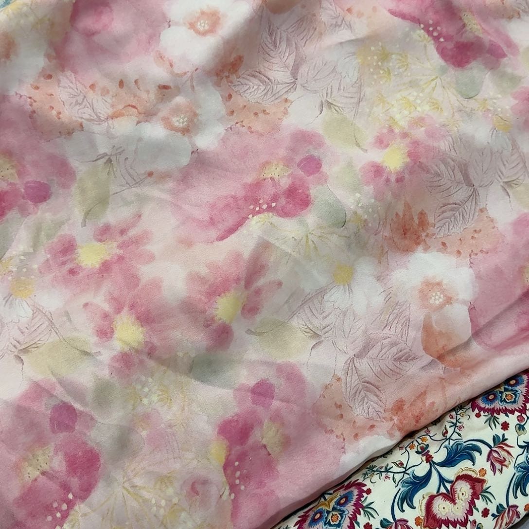 一米价人棉贡缎1.5米宽果子布艺地卷