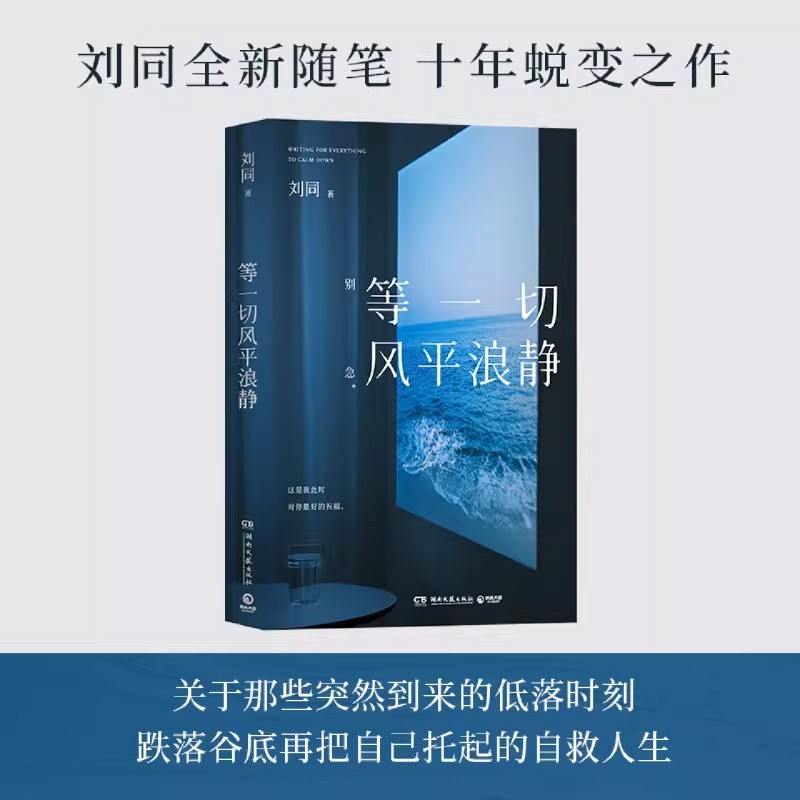 等一切风平浪静 刘同新书 写给不想放弃的人清理内心藤壶人生低