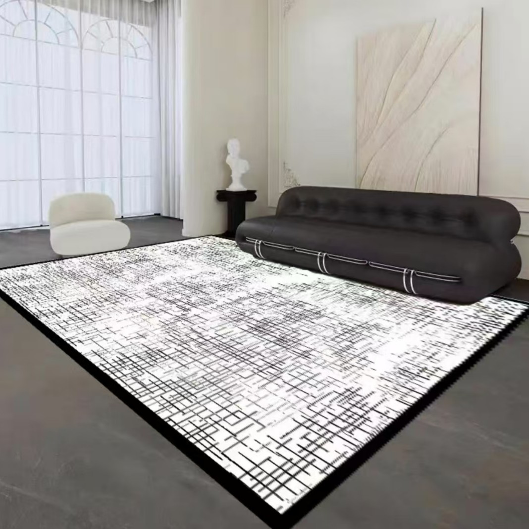 【珍珠白】客厅地毯耐脏免洗大面积卧室床边防滑家用茶几垫地毯