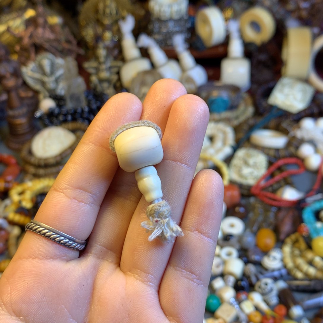 星月菩提吊坠静*喜马拉雅艺术品
