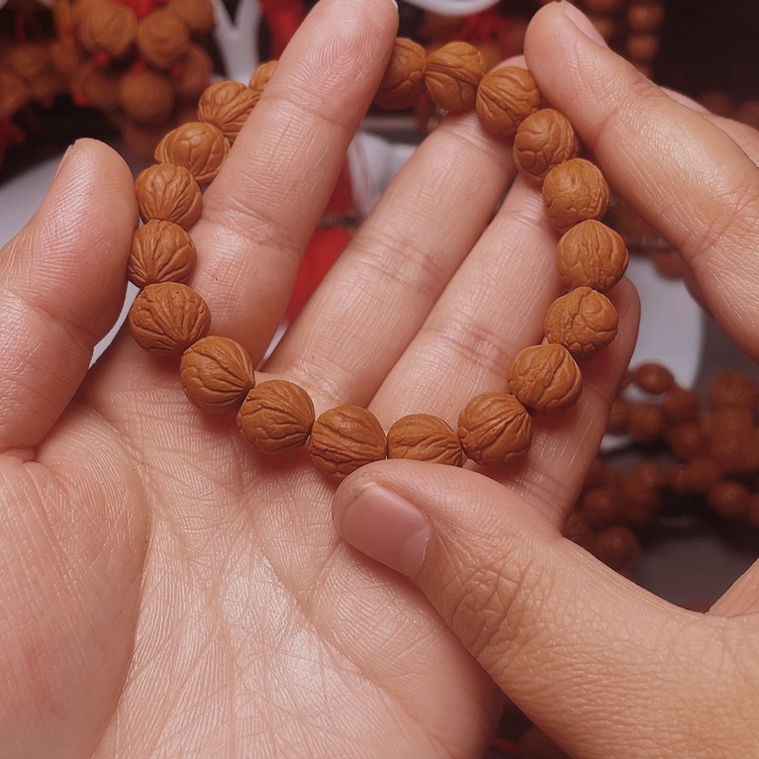 桃核吊坠龙纹桃枭