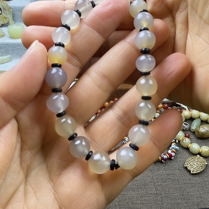 玛瑙/玉髓未镶嵌颈饰