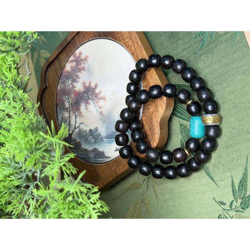 DP1248-10*11 40颗墨双圈菩提菩提