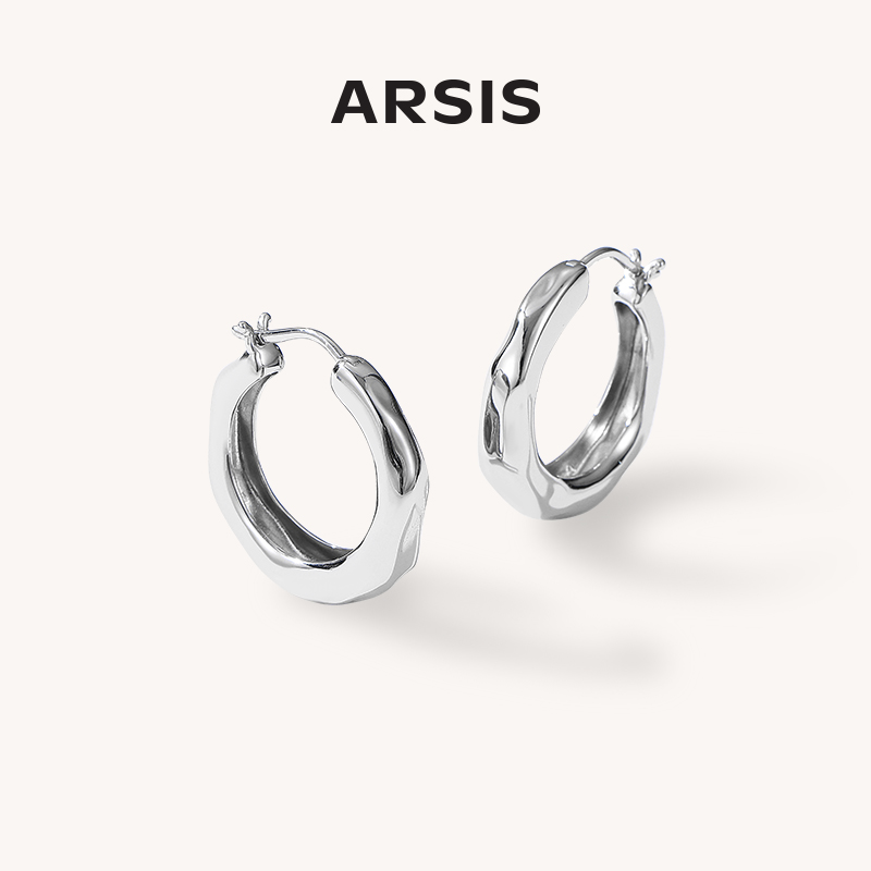 ARSIS自由搭配系列潺流耳圈简约素款冷淡风L30商品图