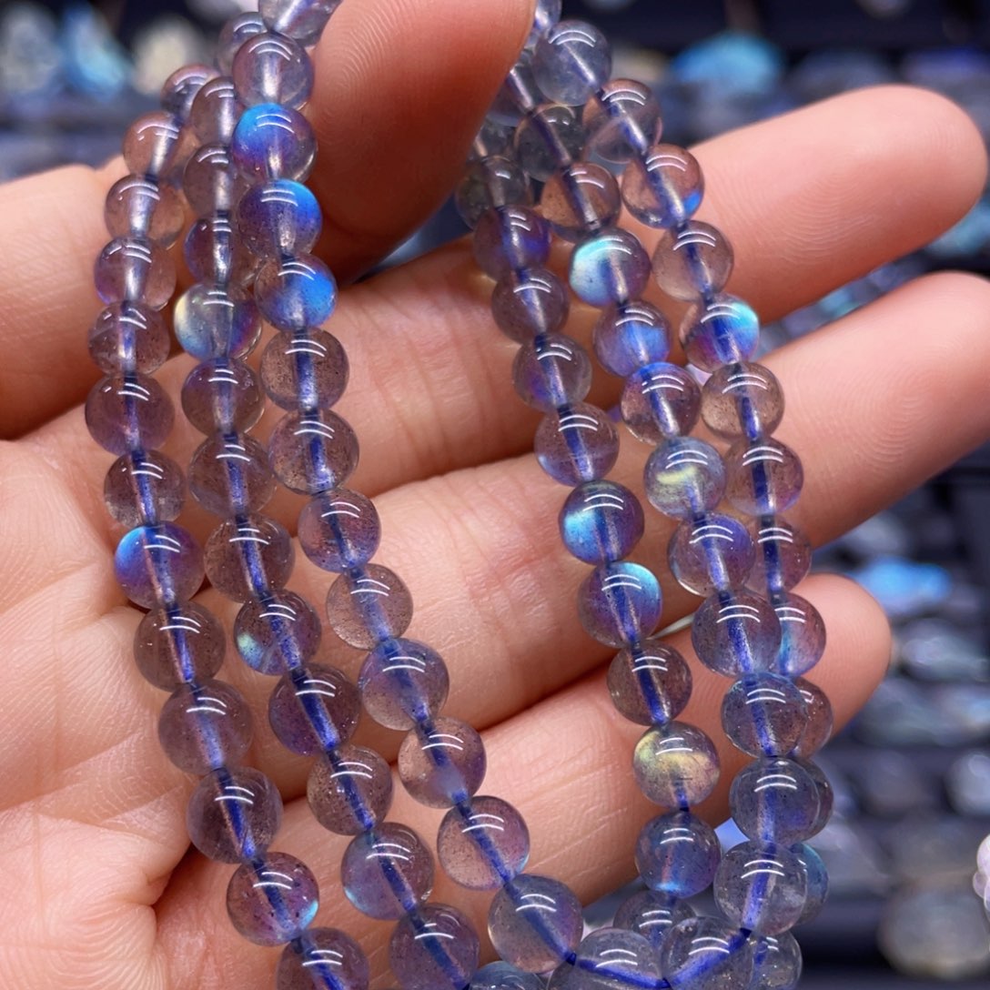 长石手串未镶嵌5.9左右