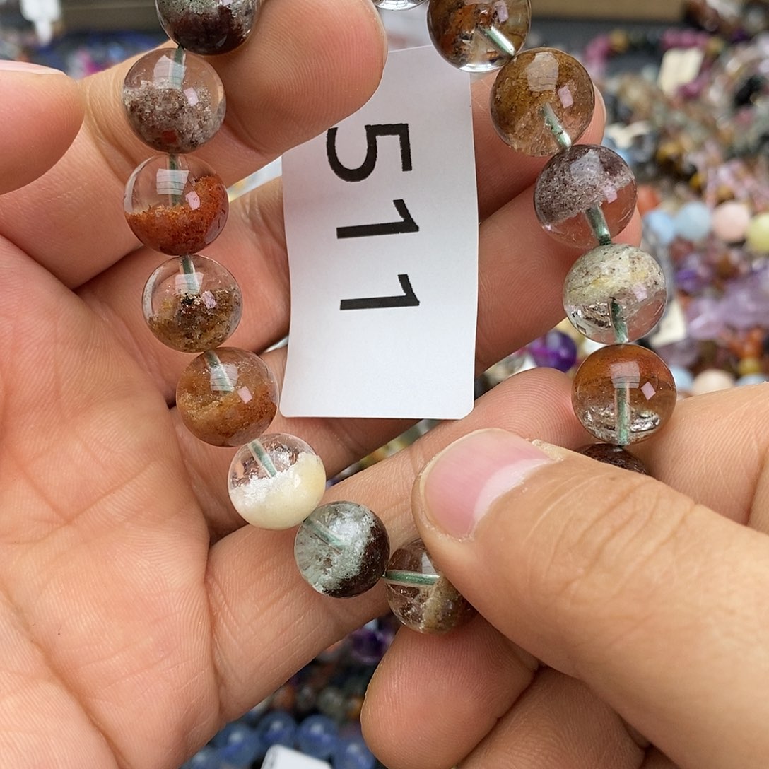 水晶未镶嵌手链手链