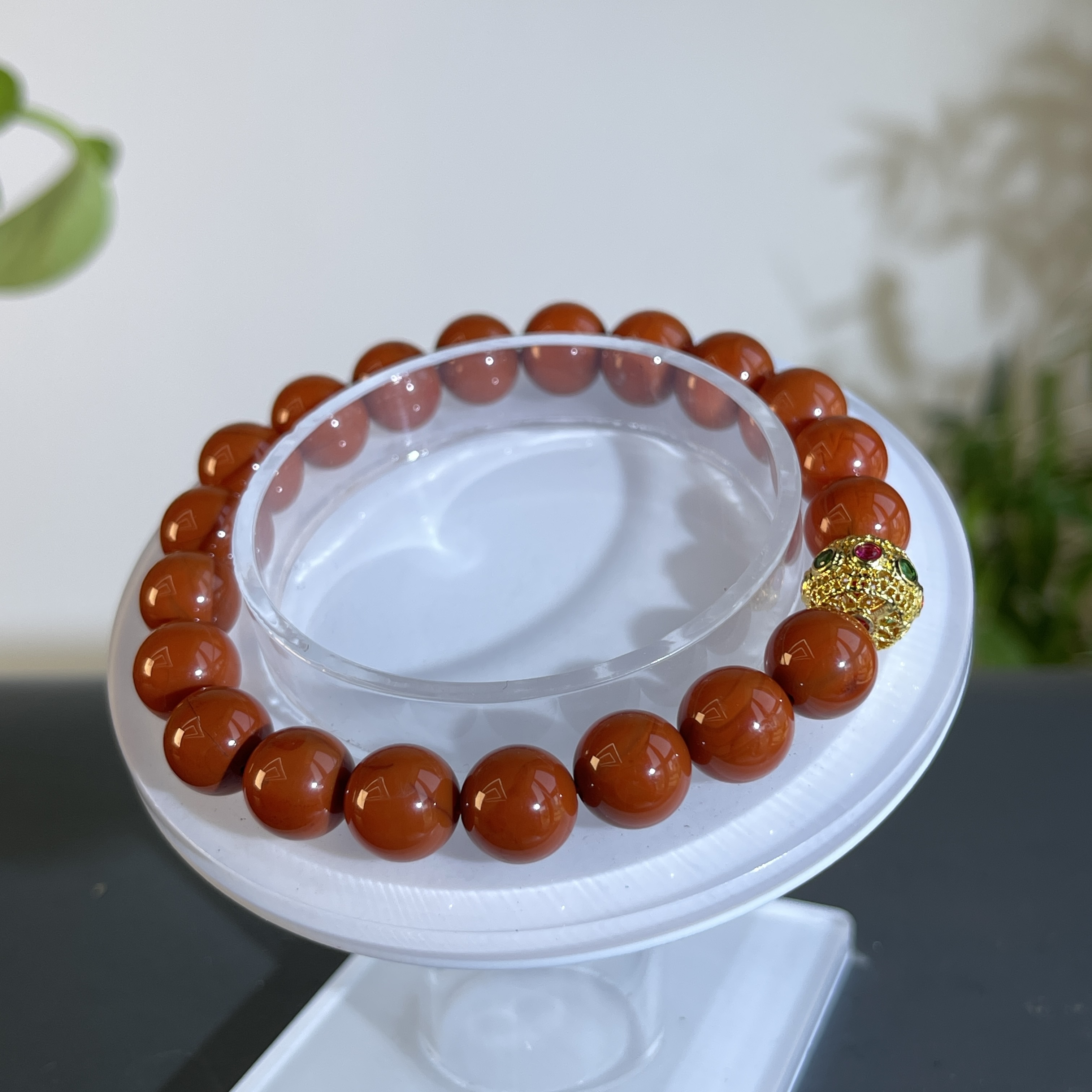 JTA09-74 南红-手串-凉山（含18K配饰）