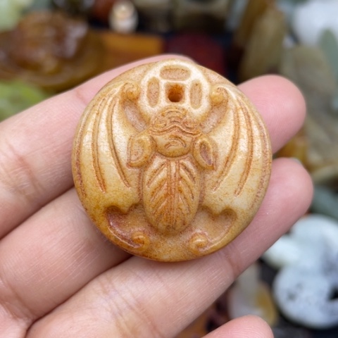 和田玉未镶嵌颈饰22