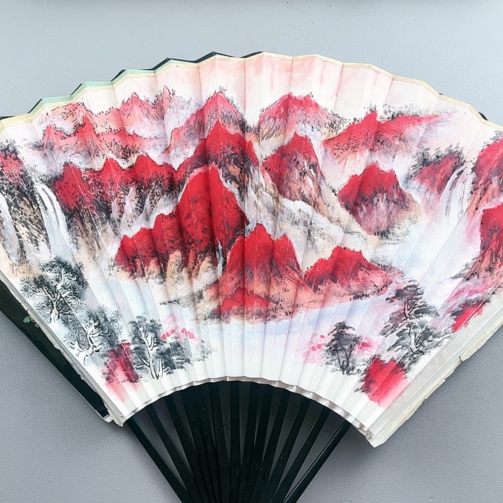 扇子95寸16方2.0扇面折扇