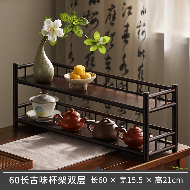 微瑕工厂尾货桌面博古架 介意勿拍NO退NO换 60双层