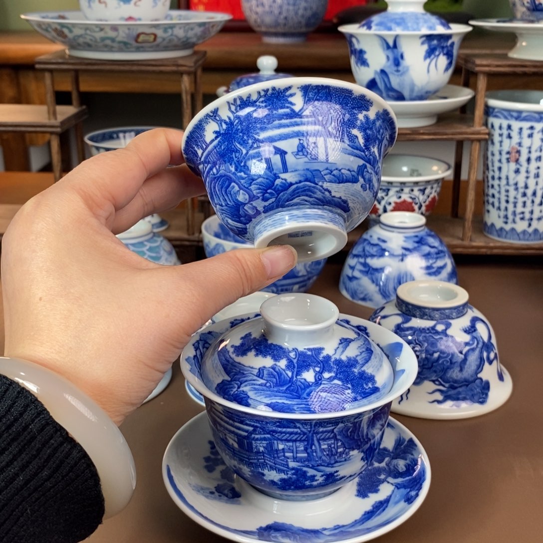 景德镇陶瓷手工手绘