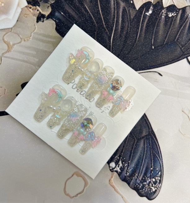 简约福利款【纯手工穿戴甲拆拆乐 / 拆开NO退NO换】