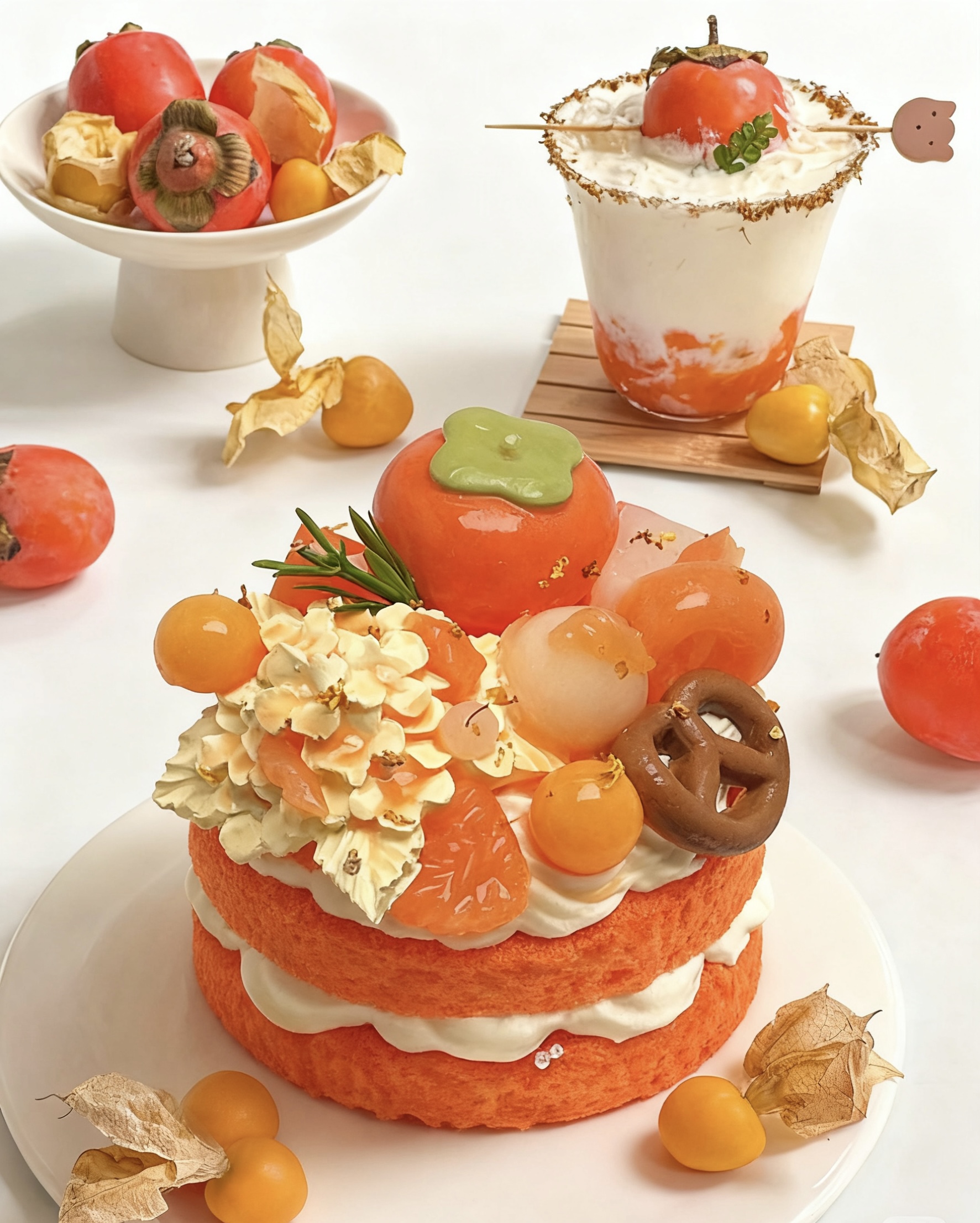 TTB 柿柿如意小蛋糕【奶油泥】捏捏玩具【默认微瑕不退不换】