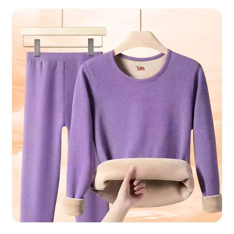 女款炫彩驼绒圆领a8893