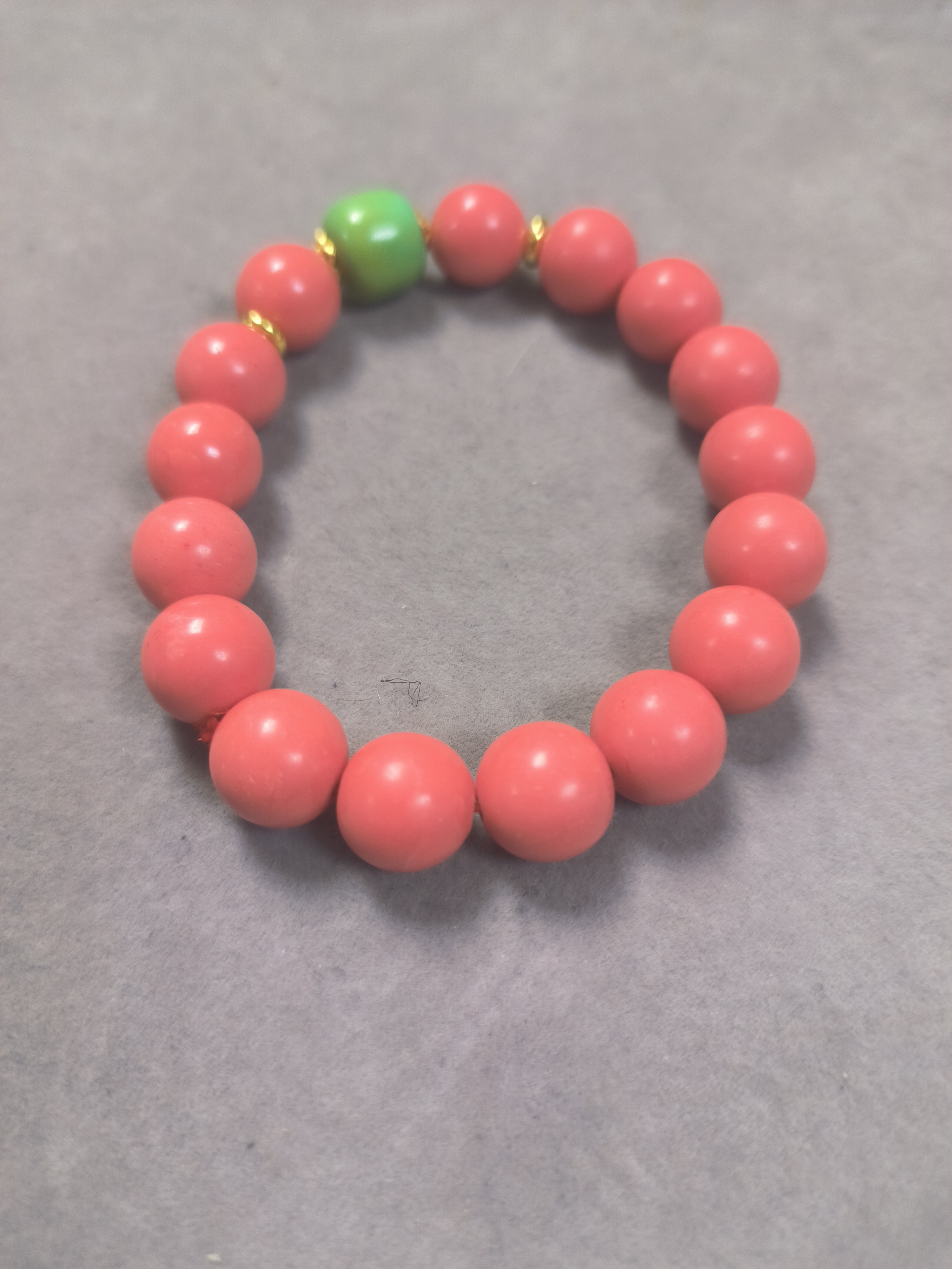 1549号12mm莫色圆珠手串