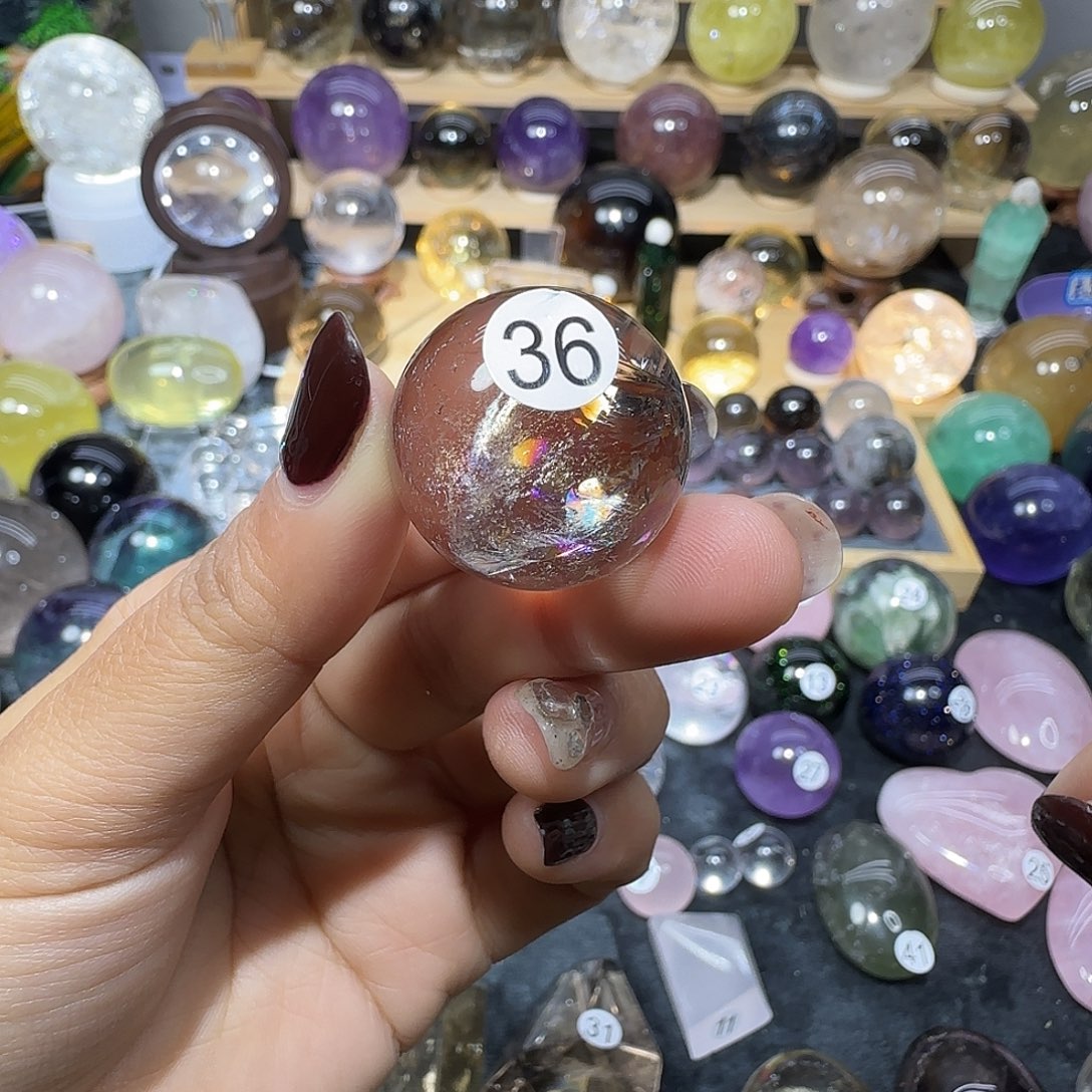 水晶未镶嵌珠宝半成品36