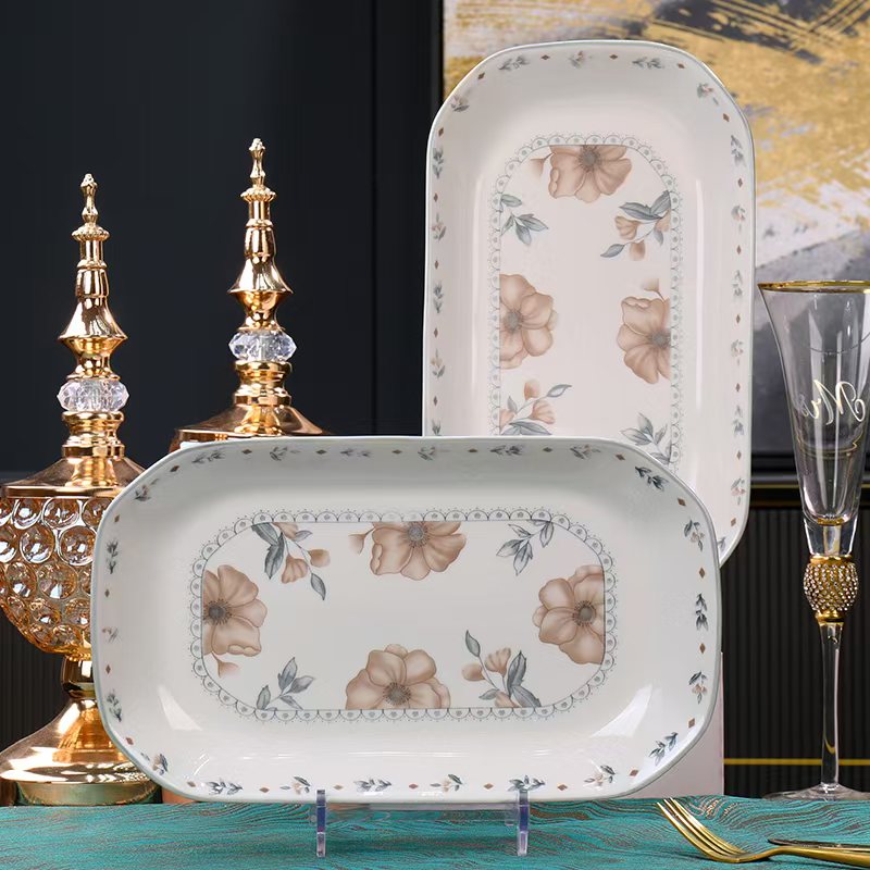 夏茉鱼盘12英寸2个装 破损补发