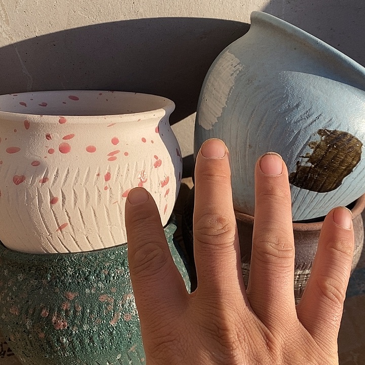 宜兴粗陶紫砂花盆9