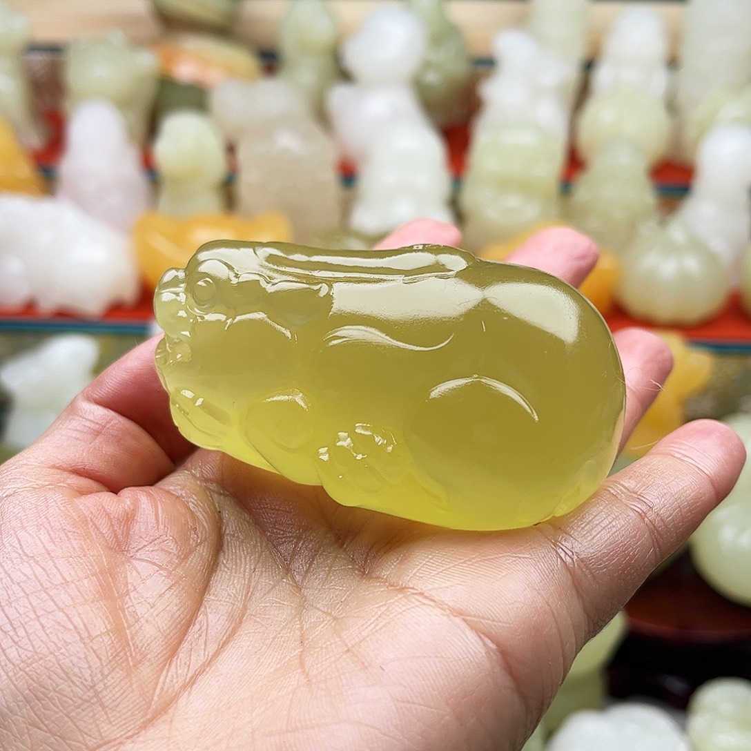 随***安石材貔貅手吧摆件