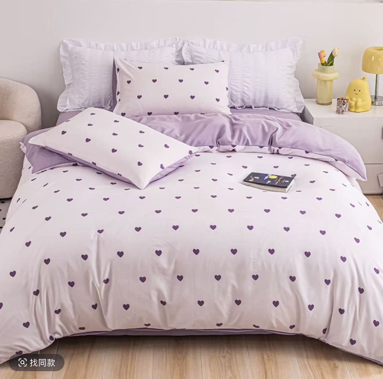 (青青)有氧双层纱复古 碎花 冬款加厚 单人被套