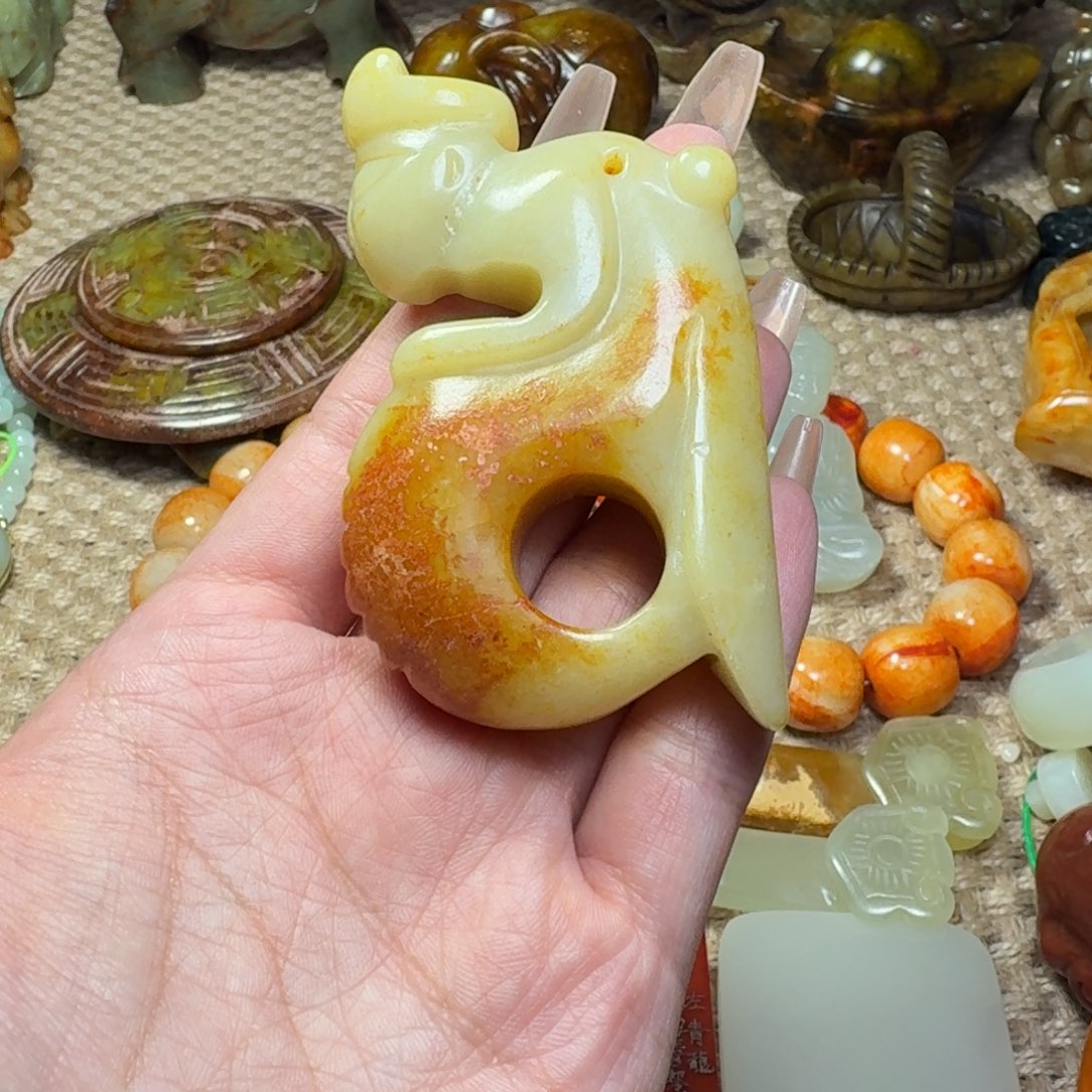白玉菩提吊坠挂件
