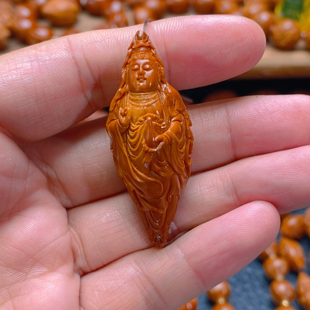 手串/手链橄榄核曹华老师2.15×5.2整身观音