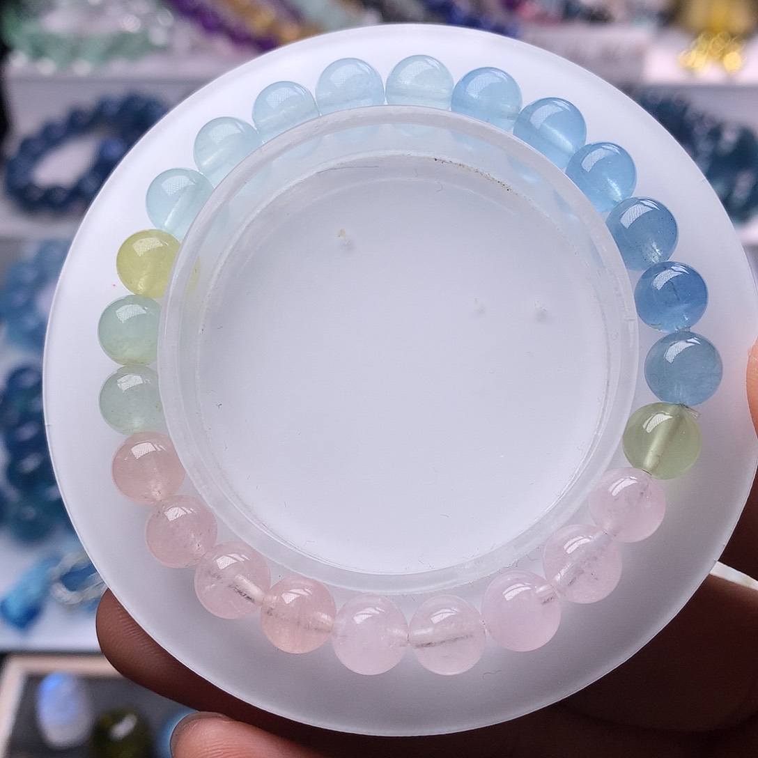 水晶手链未镶嵌多样性