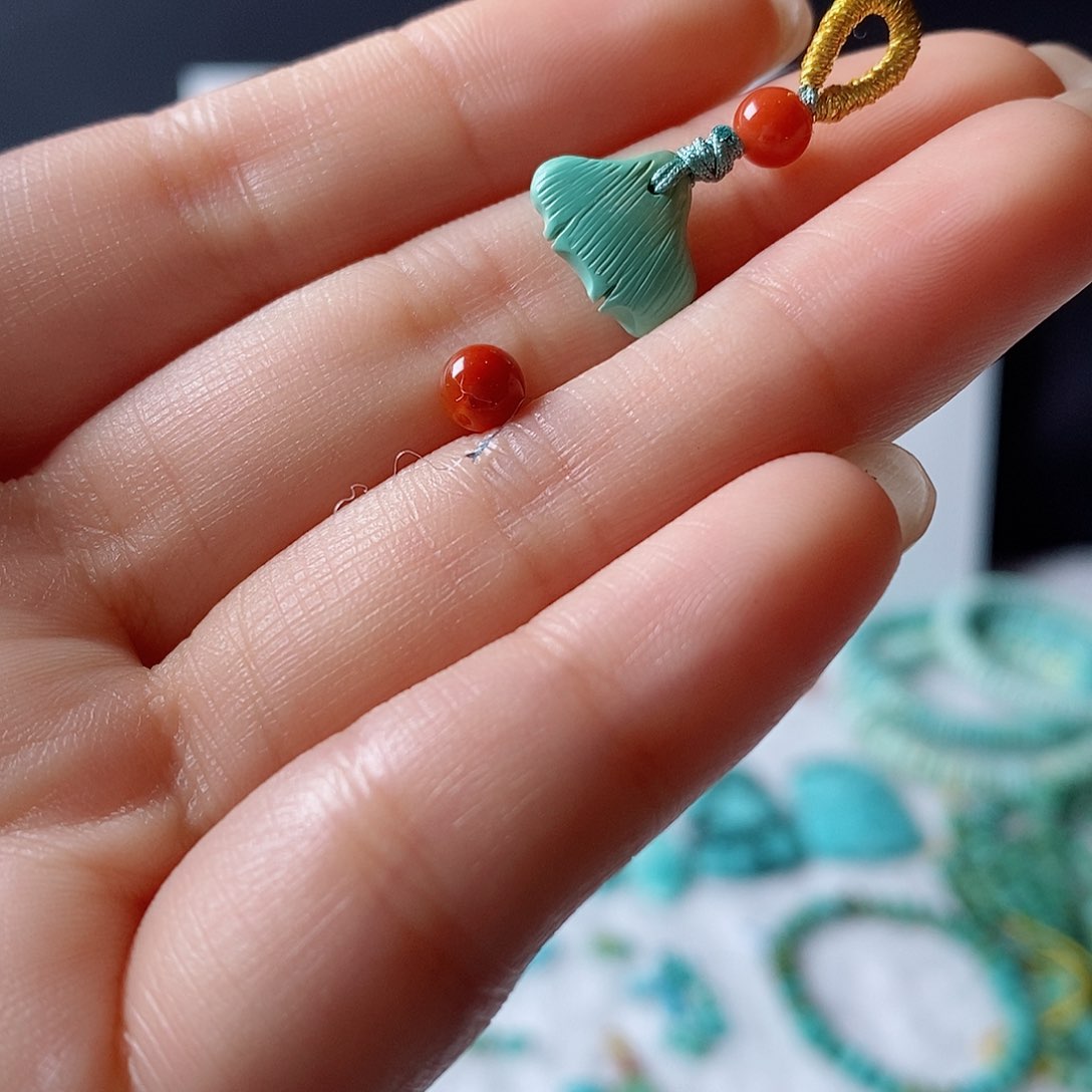 南红玛瑙颈饰未镶嵌